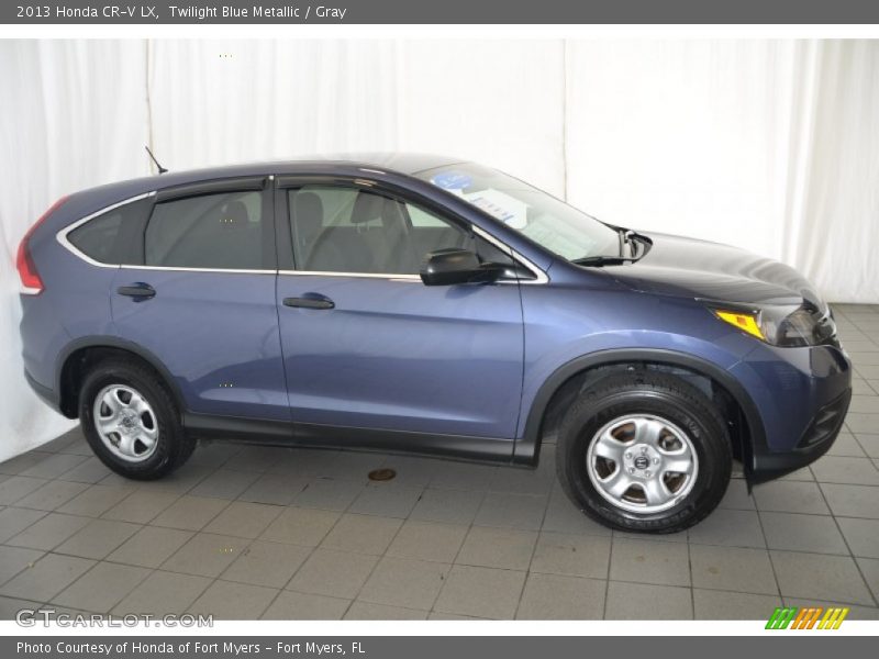 Twilight Blue Metallic / Gray 2013 Honda CR-V LX