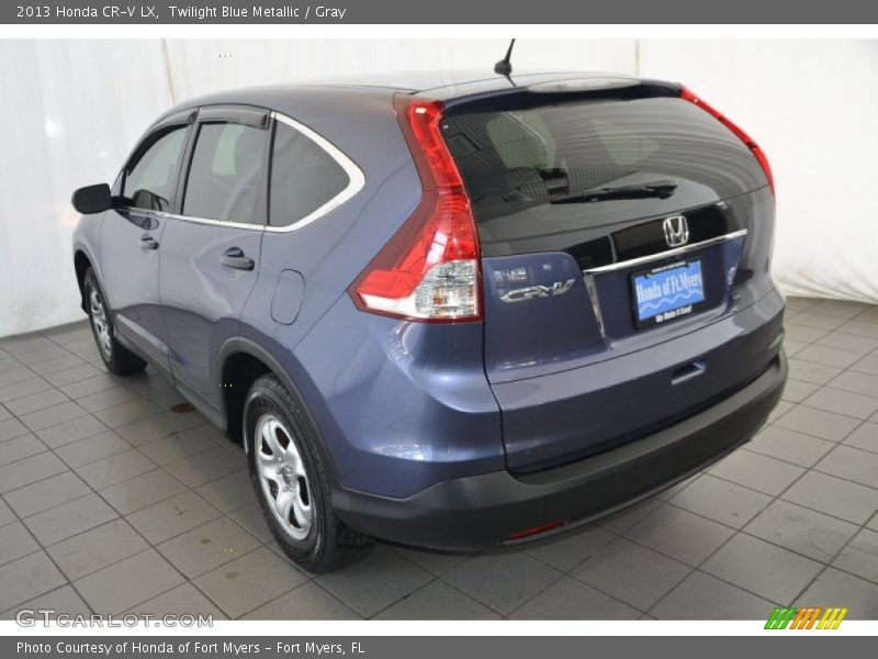 Twilight Blue Metallic / Gray 2013 Honda CR-V LX