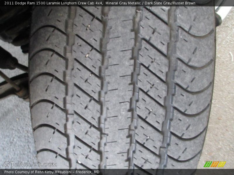 Mineral Gray Metallic / Dark Slate Gray/Russet Brown 2011 Dodge Ram 1500 Laramie Longhorn Crew Cab 4x4