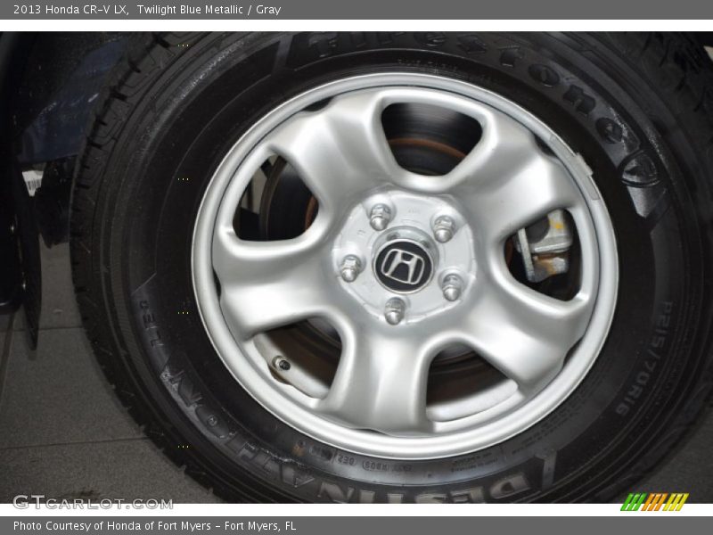 Twilight Blue Metallic / Gray 2013 Honda CR-V LX