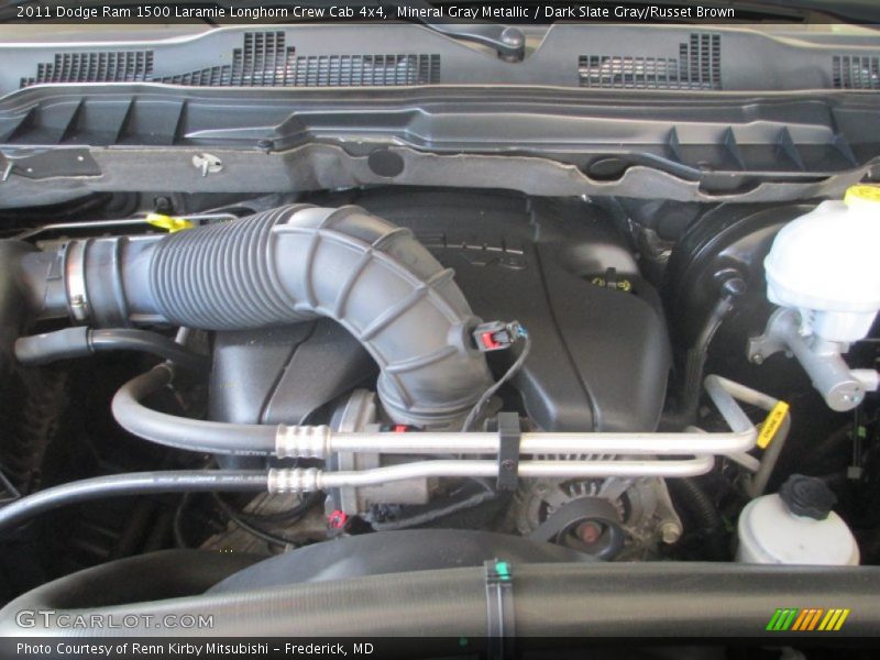 Mineral Gray Metallic / Dark Slate Gray/Russet Brown 2011 Dodge Ram 1500 Laramie Longhorn Crew Cab 4x4