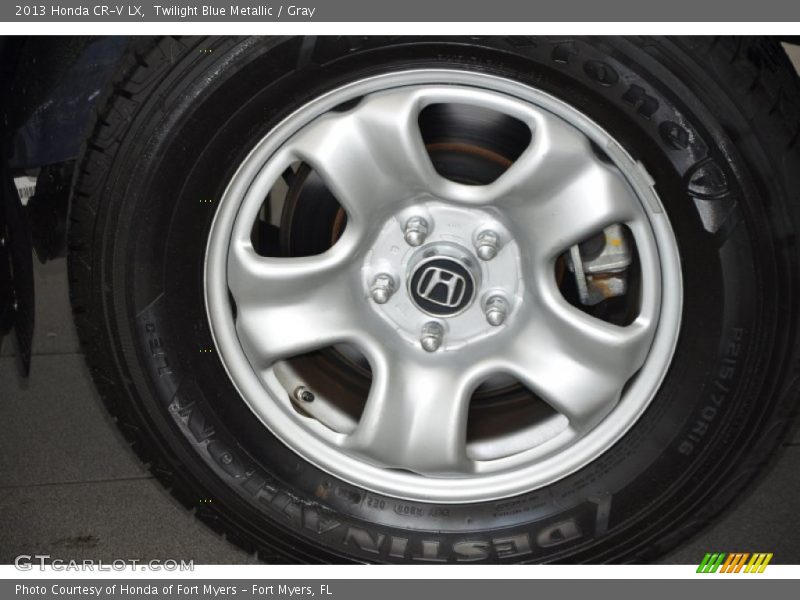 Twilight Blue Metallic / Gray 2013 Honda CR-V LX