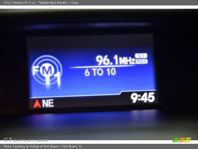 Twilight Blue Metallic / Gray 2013 Honda CR-V LX