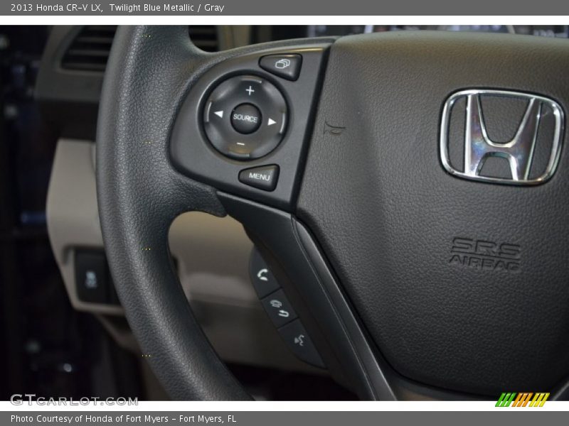 Twilight Blue Metallic / Gray 2013 Honda CR-V LX