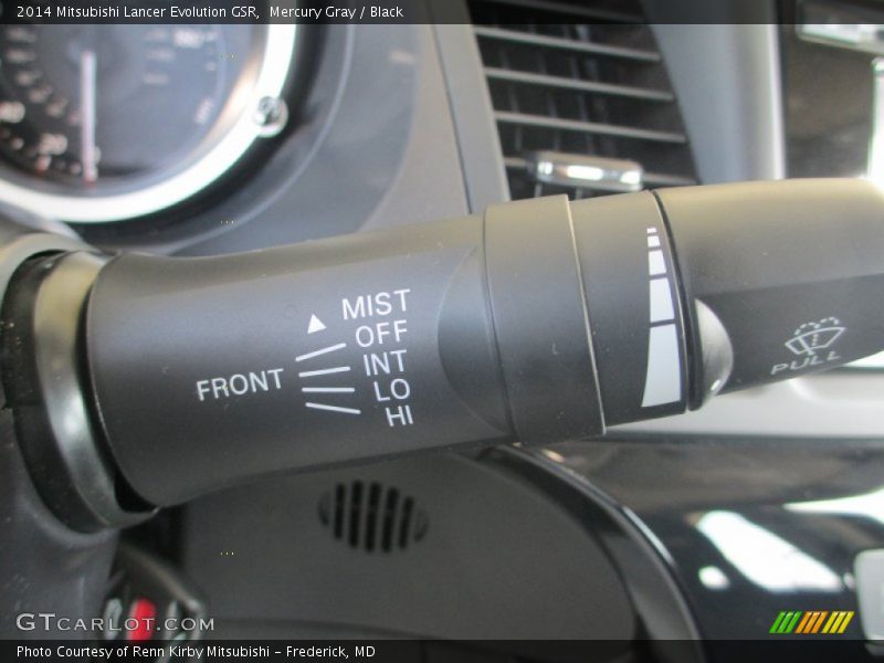 Mercury Gray / Black 2014 Mitsubishi Lancer Evolution GSR
