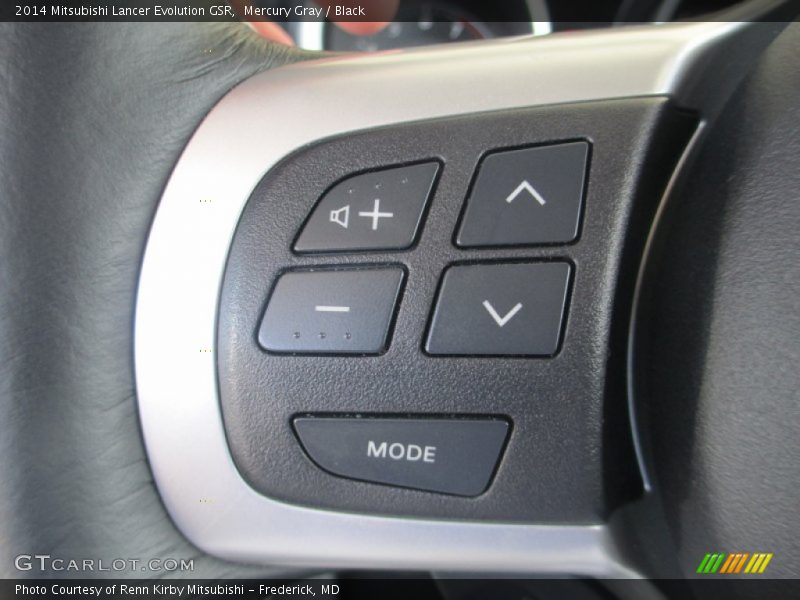 Mercury Gray / Black 2014 Mitsubishi Lancer Evolution GSR