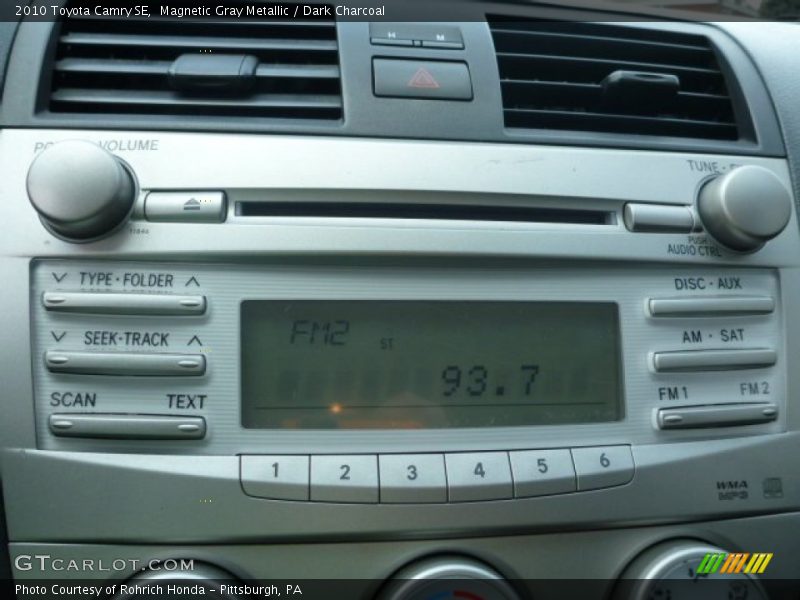 Magnetic Gray Metallic / Dark Charcoal 2010 Toyota Camry SE