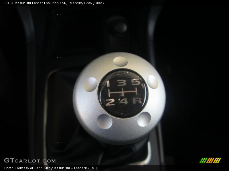 Mercury Gray / Black 2014 Mitsubishi Lancer Evolution GSR