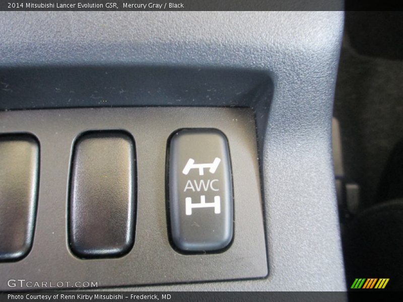 Mercury Gray / Black 2014 Mitsubishi Lancer Evolution GSR