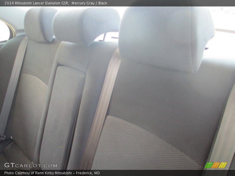 Mercury Gray / Black 2014 Mitsubishi Lancer Evolution GSR