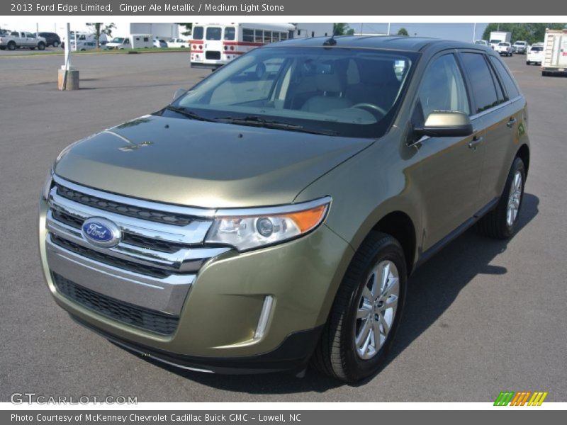 Ginger Ale Metallic / Medium Light Stone 2013 Ford Edge Limited