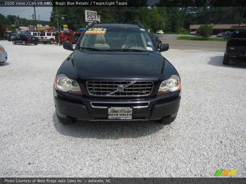 Magic Blue Metallic / Taupe/Light Taupe 2006 Volvo XC90 V8 AWD