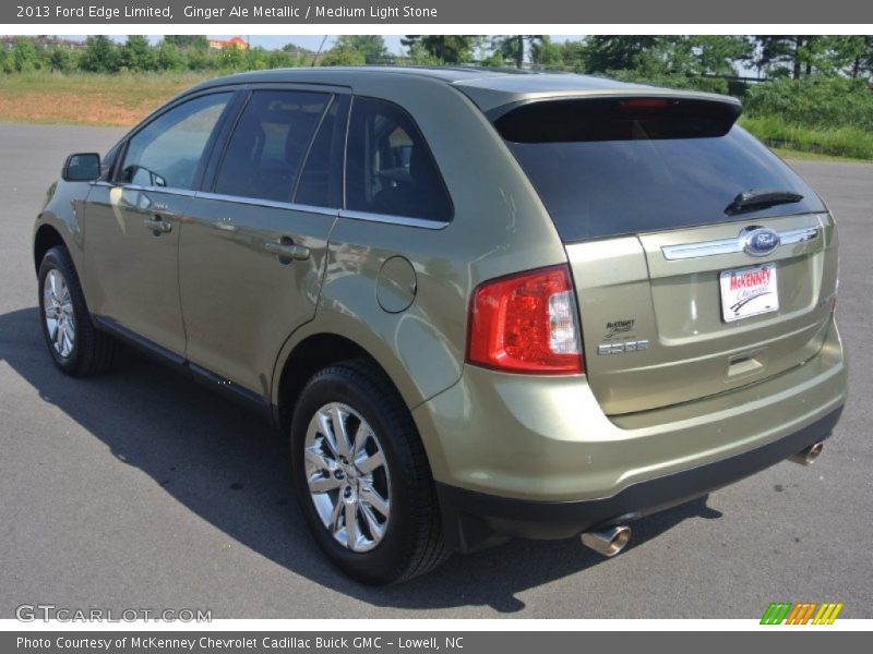 Ginger Ale Metallic / Medium Light Stone 2013 Ford Edge Limited