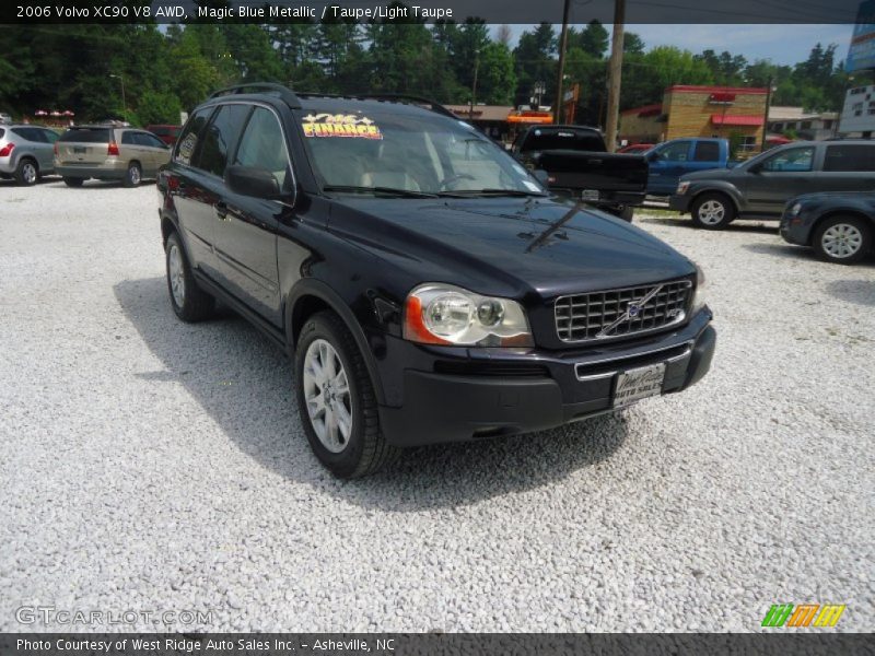Magic Blue Metallic / Taupe/Light Taupe 2006 Volvo XC90 V8 AWD