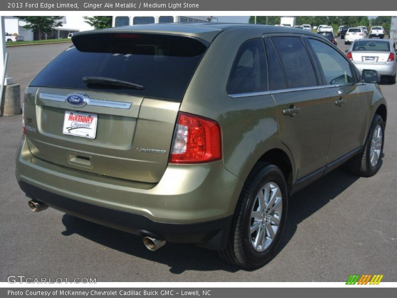 Ginger Ale Metallic / Medium Light Stone 2013 Ford Edge Limited