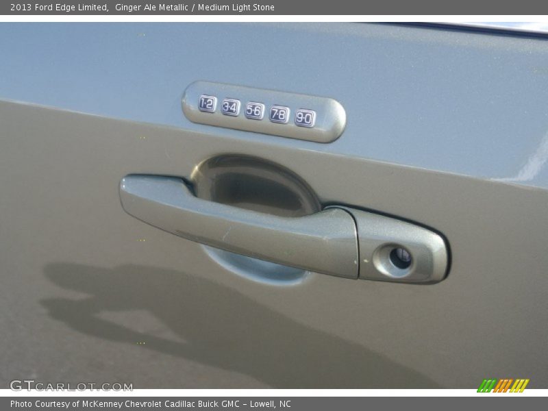 Ginger Ale Metallic / Medium Light Stone 2013 Ford Edge Limited