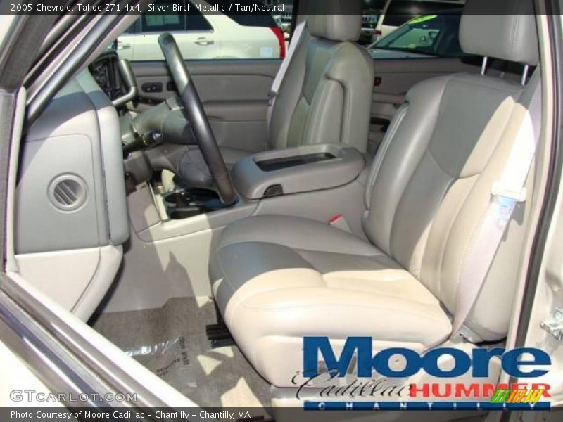 Silver Birch Metallic / Tan/Neutral 2005 Chevrolet Tahoe Z71 4x4