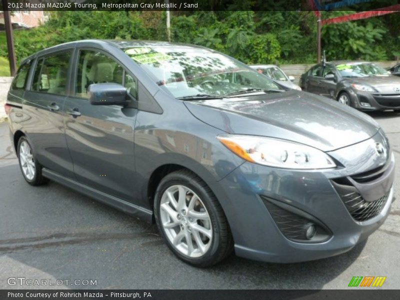 Metropolitan Gray Metallic / Sand 2012 Mazda MAZDA5 Touring