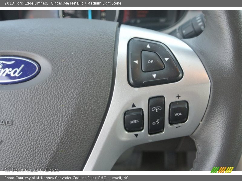 Ginger Ale Metallic / Medium Light Stone 2013 Ford Edge Limited