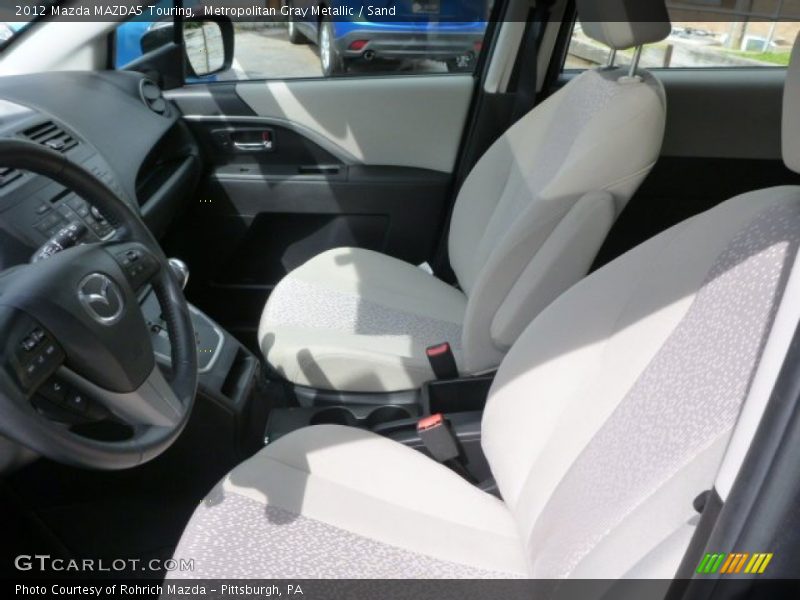 Metropolitan Gray Metallic / Sand 2012 Mazda MAZDA5 Touring