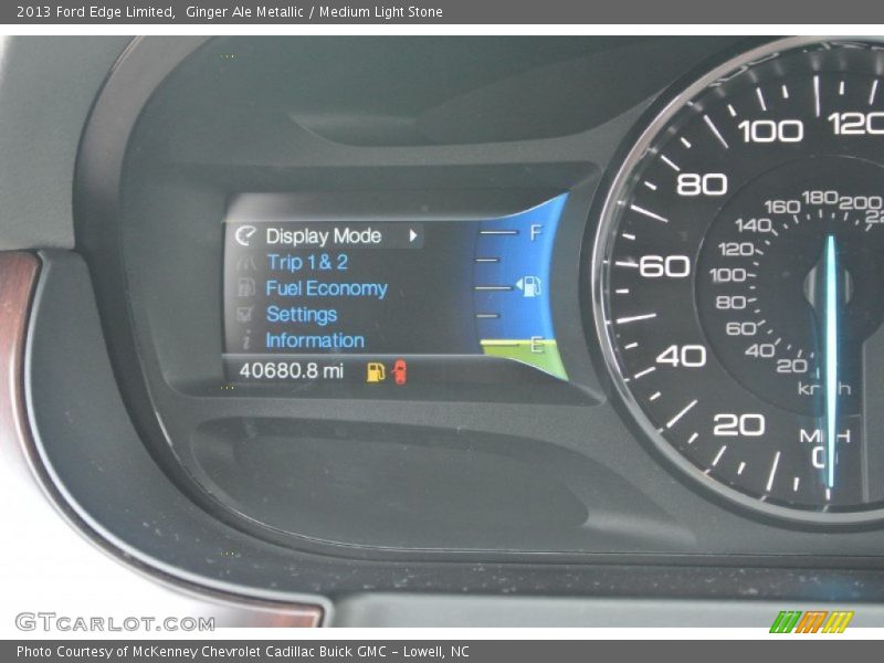 Ginger Ale Metallic / Medium Light Stone 2013 Ford Edge Limited