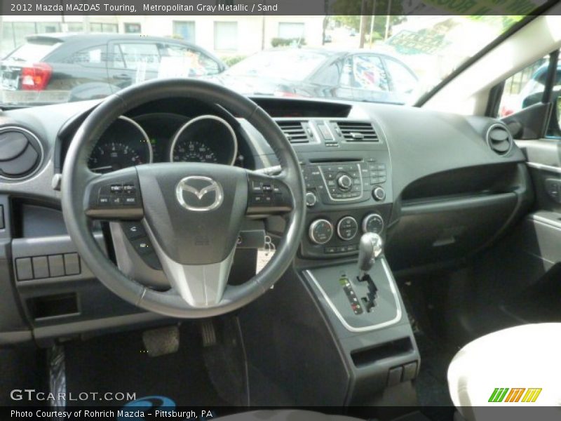 Metropolitan Gray Metallic / Sand 2012 Mazda MAZDA5 Touring