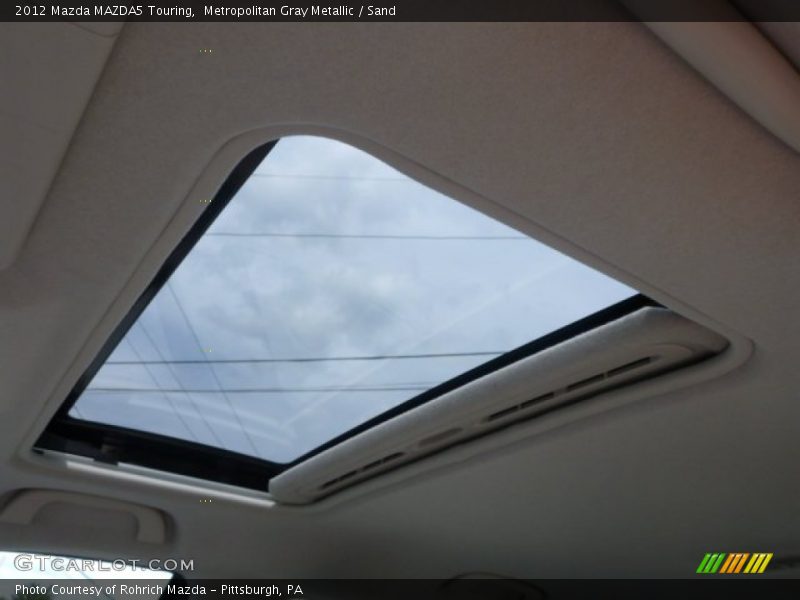 Metropolitan Gray Metallic / Sand 2012 Mazda MAZDA5 Touring