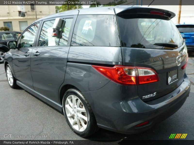 Metropolitan Gray Metallic / Sand 2012 Mazda MAZDA5 Touring