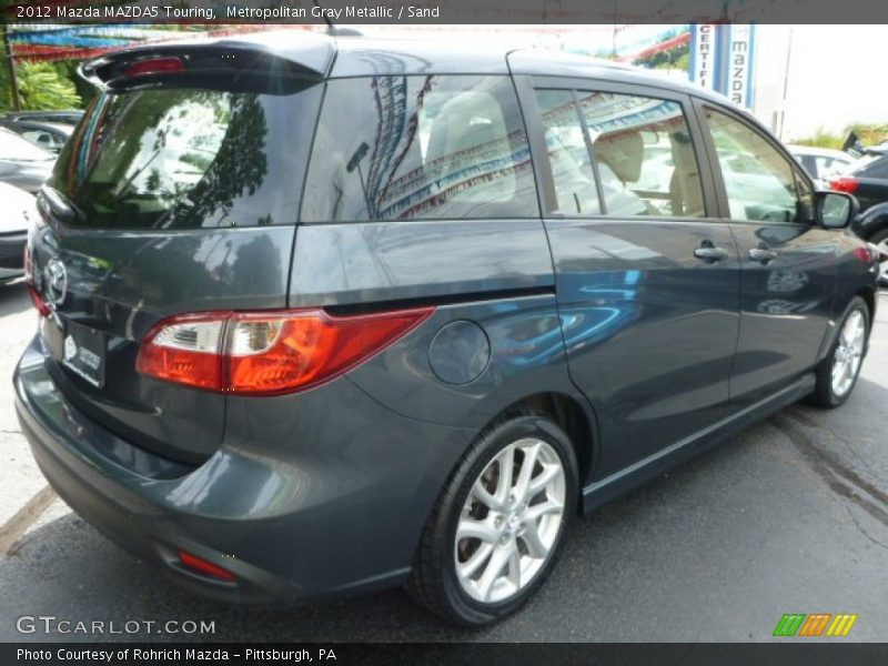 Metropolitan Gray Metallic / Sand 2012 Mazda MAZDA5 Touring