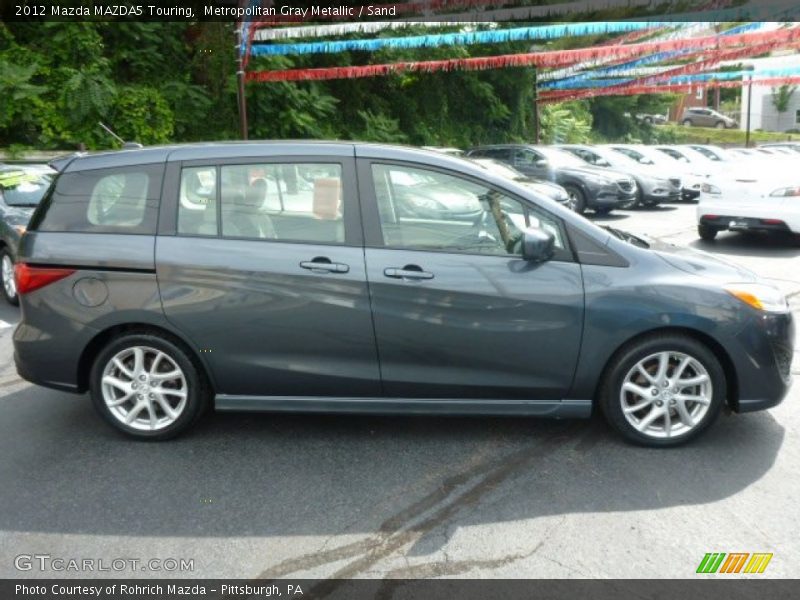 Metropolitan Gray Metallic / Sand 2012 Mazda MAZDA5 Touring
