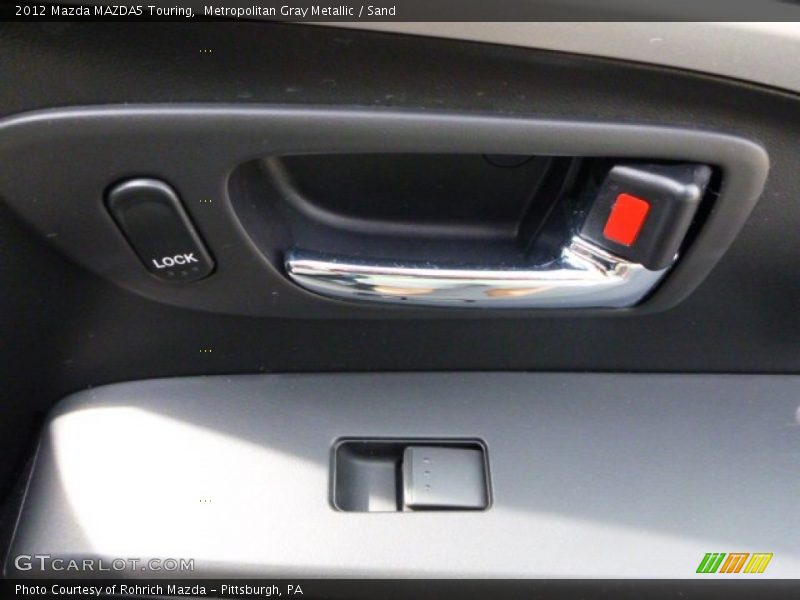 Metropolitan Gray Metallic / Sand 2012 Mazda MAZDA5 Touring