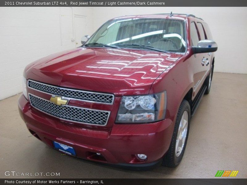 Red Jewel Tintcoat / Light Cashmere/Dark Cashmere 2011 Chevrolet Suburban LTZ 4x4