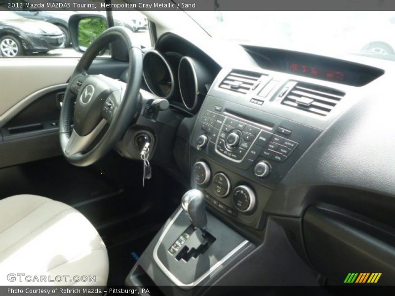 Metropolitan Gray Metallic / Sand 2012 Mazda MAZDA5 Touring