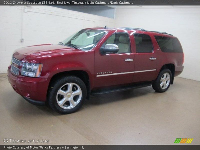 Red Jewel Tintcoat / Light Cashmere/Dark Cashmere 2011 Chevrolet Suburban LTZ 4x4