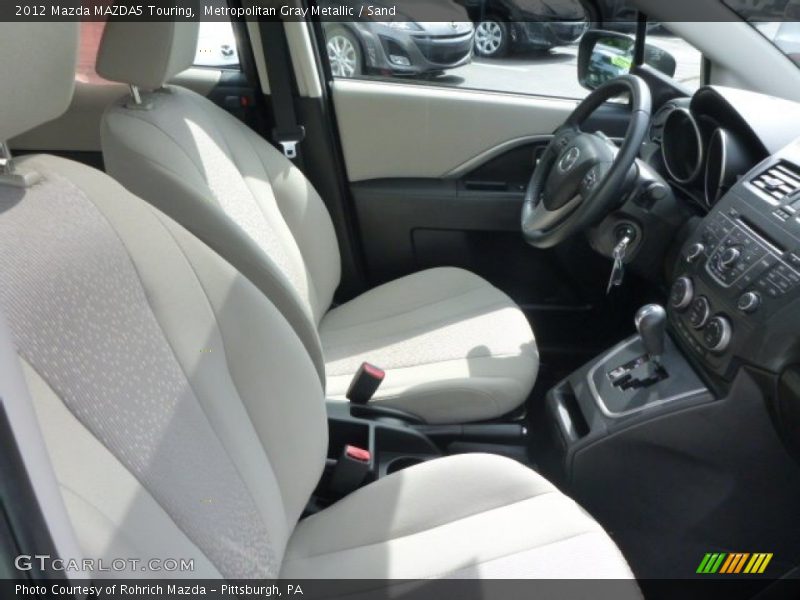 Metropolitan Gray Metallic / Sand 2012 Mazda MAZDA5 Touring