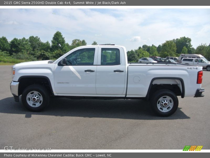 Summit White / Jet Black/Dark Ash 2015 GMC Sierra 2500HD Double Cab 4x4