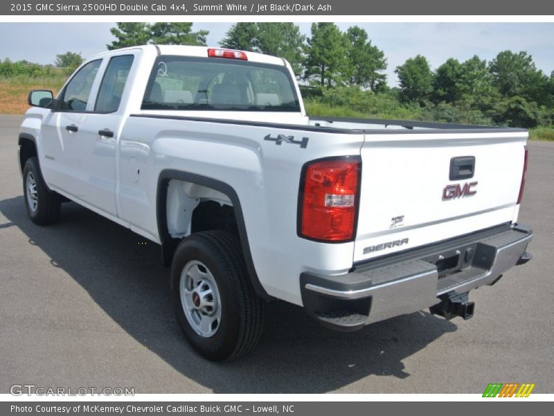 Summit White / Jet Black/Dark Ash 2015 GMC Sierra 2500HD Double Cab 4x4