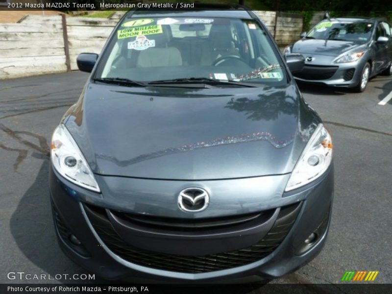 Metropolitan Gray Metallic / Sand 2012 Mazda MAZDA5 Touring