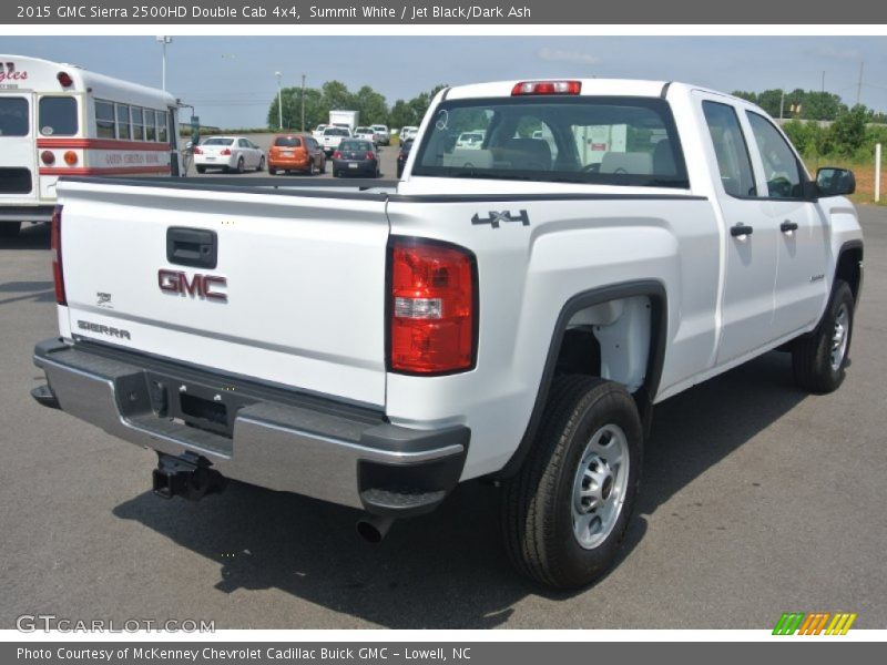 Summit White / Jet Black/Dark Ash 2015 GMC Sierra 2500HD Double Cab 4x4