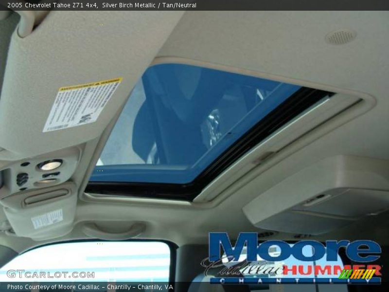 Silver Birch Metallic / Tan/Neutral 2005 Chevrolet Tahoe Z71 4x4