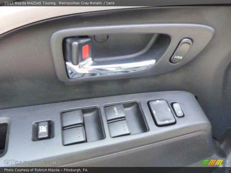 Metropolitan Gray Metallic / Sand 2012 Mazda MAZDA5 Touring