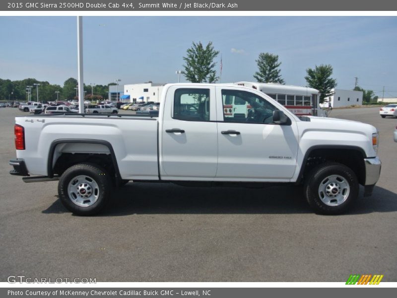 Summit White / Jet Black/Dark Ash 2015 GMC Sierra 2500HD Double Cab 4x4