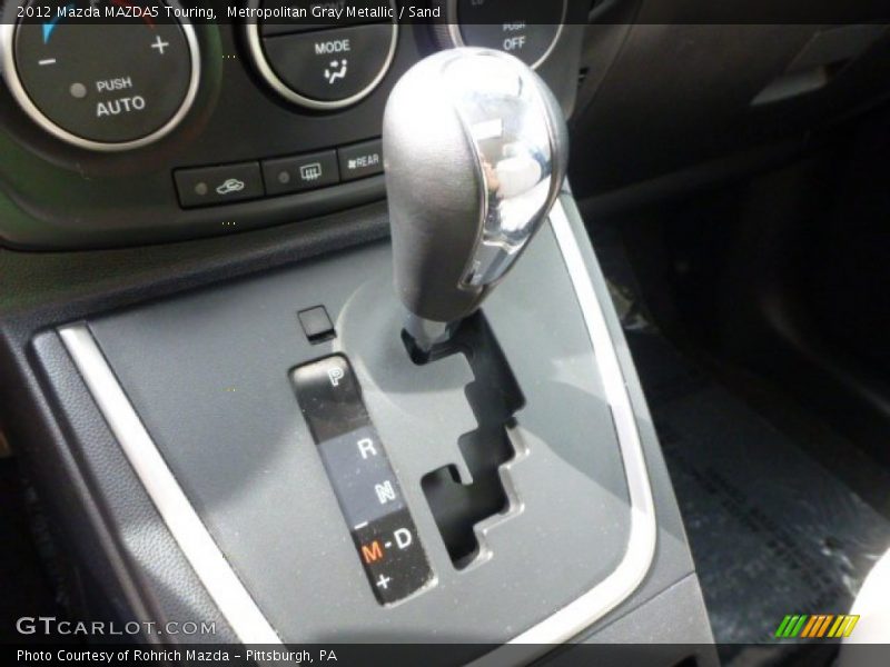 Metropolitan Gray Metallic / Sand 2012 Mazda MAZDA5 Touring