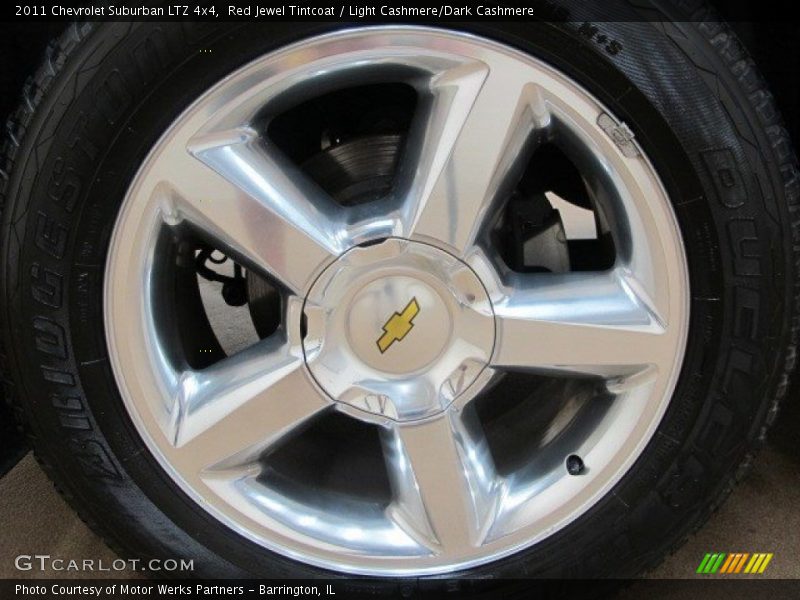 Red Jewel Tintcoat / Light Cashmere/Dark Cashmere 2011 Chevrolet Suburban LTZ 4x4