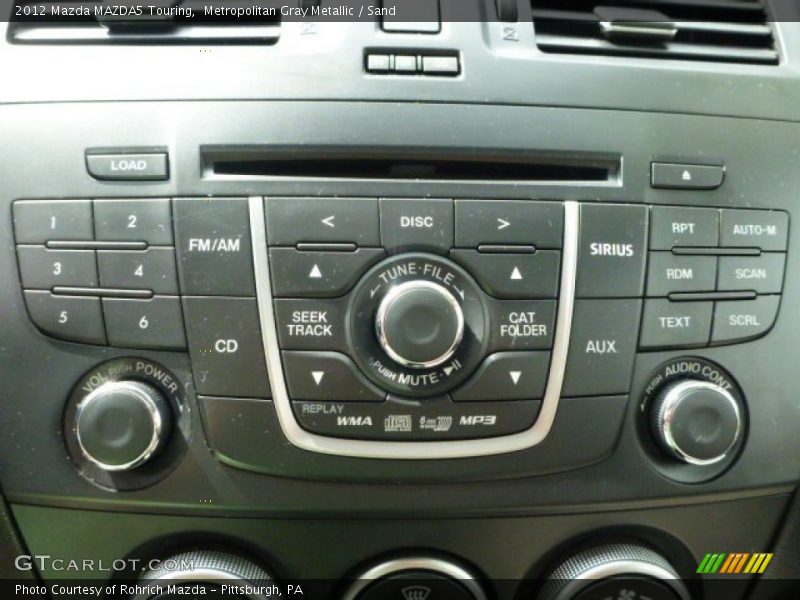 Metropolitan Gray Metallic / Sand 2012 Mazda MAZDA5 Touring