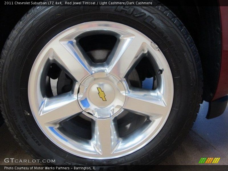 Red Jewel Tintcoat / Light Cashmere/Dark Cashmere 2011 Chevrolet Suburban LTZ 4x4