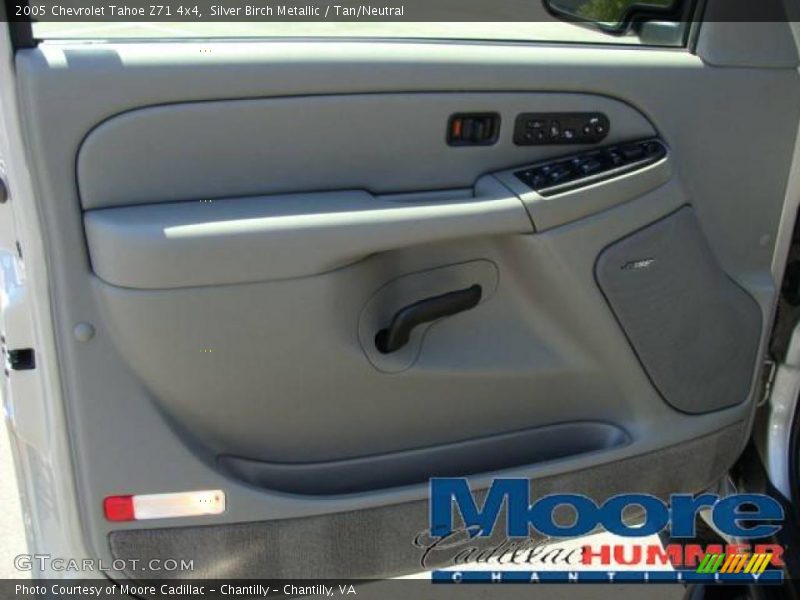 Silver Birch Metallic / Tan/Neutral 2005 Chevrolet Tahoe Z71 4x4