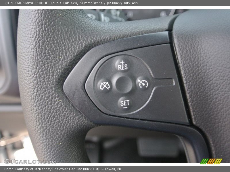 Summit White / Jet Black/Dark Ash 2015 GMC Sierra 2500HD Double Cab 4x4