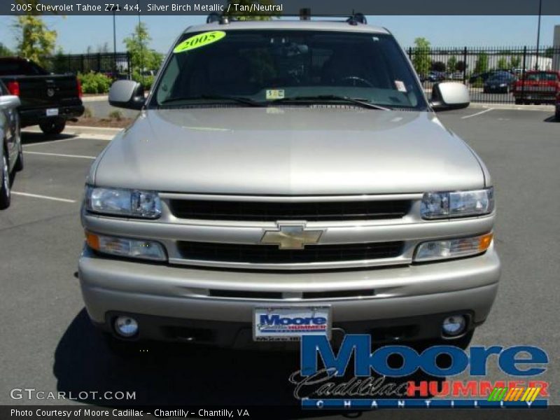 Silver Birch Metallic / Tan/Neutral 2005 Chevrolet Tahoe Z71 4x4