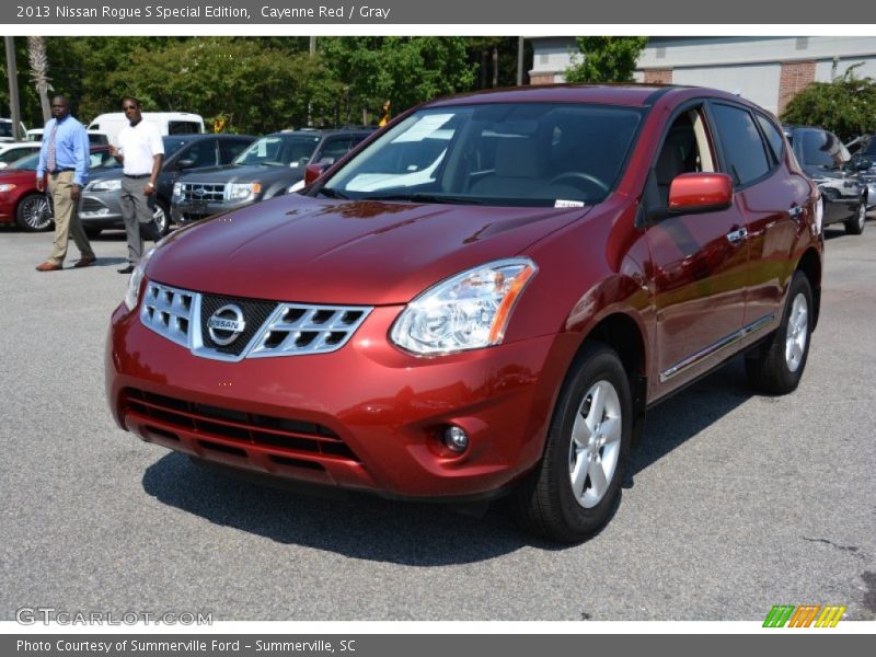 Cayenne Red / Gray 2013 Nissan Rogue S Special Edition